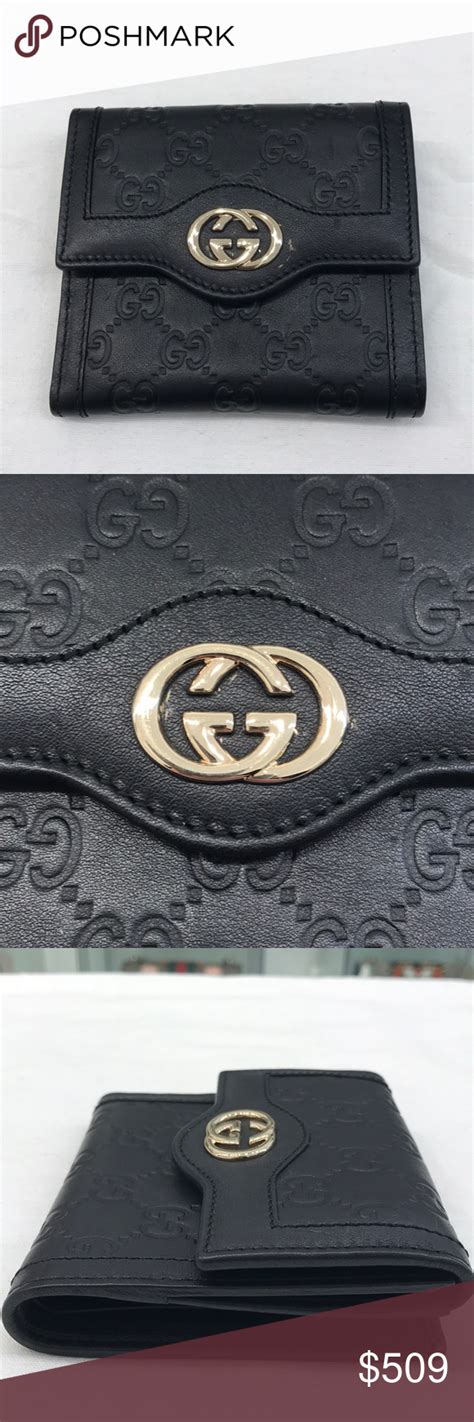 gucci wallet with initials